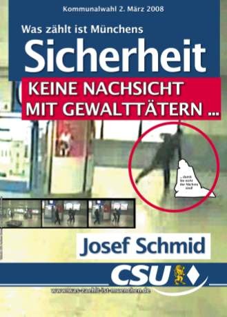 CSU Wahlplakat